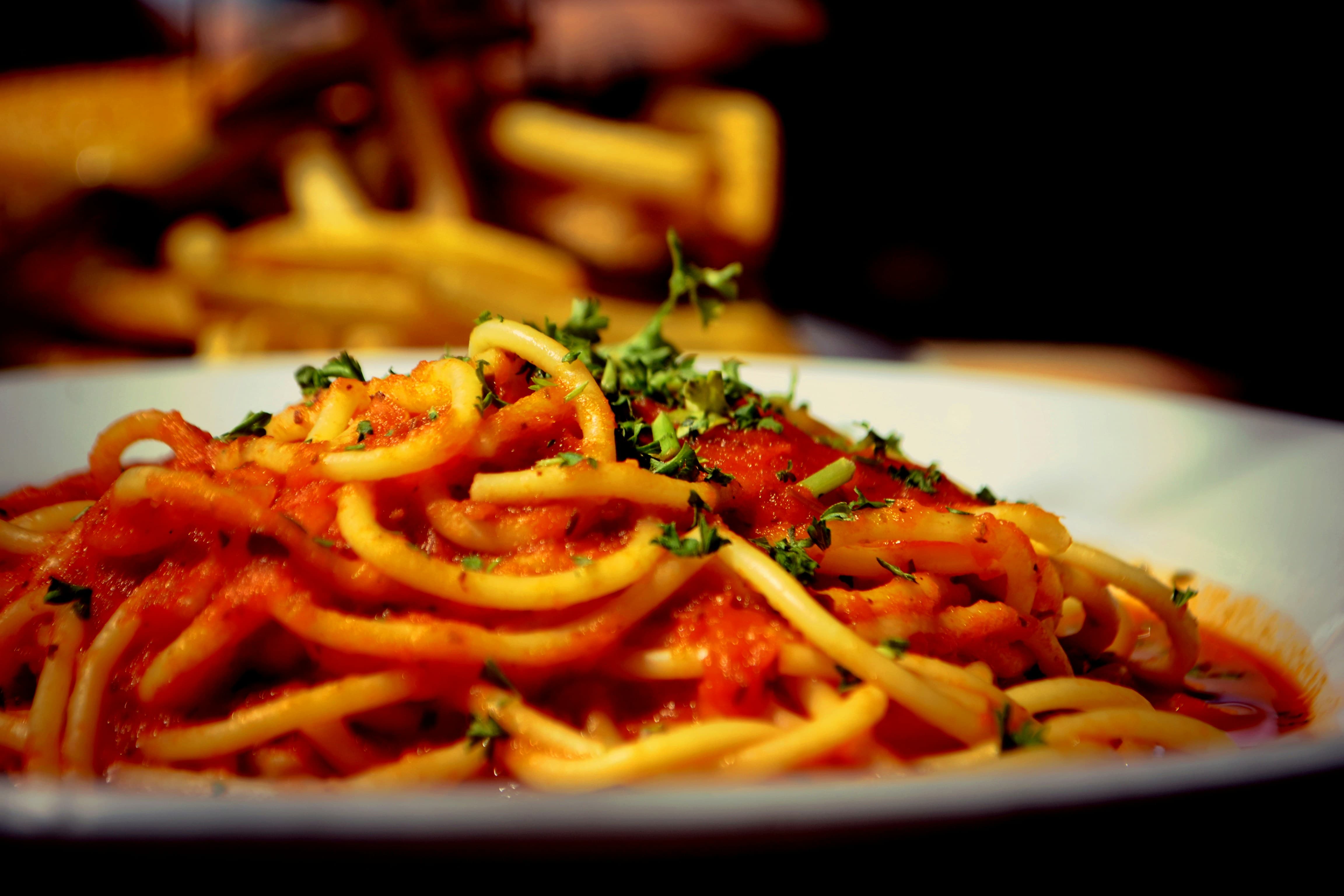 Assiette de spaghetti